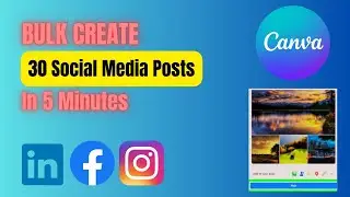 Canva Bulk Create (How To Bulk Create Social Media Content in Canva)