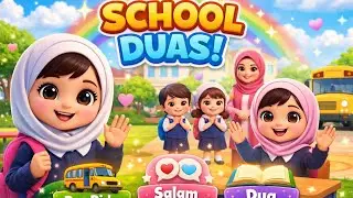 Learn Daily Duas for Kids | School Duas with Meaning | Islamic Cartoon