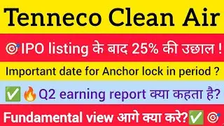 Tenneco clean air share latest news | Tenneco clean air share analysis | Tenneco share Q2 results 