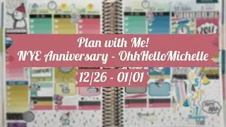 Plan with Me - NYE Anniversary 12/26 - 01/01 (OhhHelloMichelle)