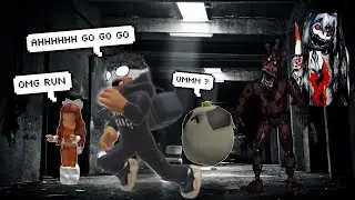 Playing scary Roblox games with friends (FNAF, Night Shift, + more)