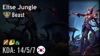 Elise Jungle vs Graves - Beast - KR Challenger Path 6.5