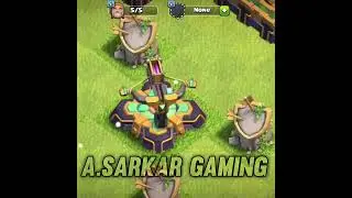 Upgrading X-Bow 1 to 9 Level Max | A.Sarkar Gaming #coc #cocshorts #shorts #update