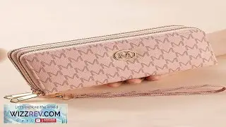 New Vintage Fashion Print Women Wallet Korean Style Zipper Long Ladies Phone