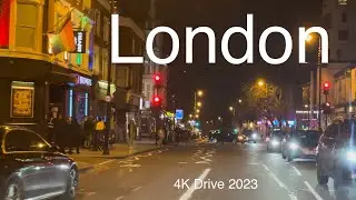 London 4K drive - Clapham Common-south side 2023