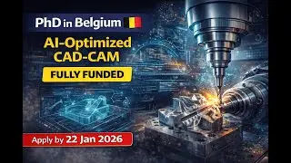 Fully Funded PhD in Belgium 🇧🇪 | AI-Assisted CAD-to-CAM | KU Leuven | Apply by 22 Jan 2026