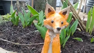How to make a pottery fox