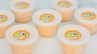 SORVETE DE MAMÃO NO POTE
