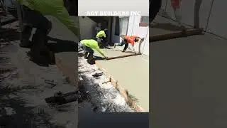 ￼concrete pad for living room extension
