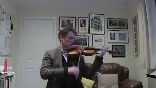 5. Violin Beginner Allegro (Suzuki Bk. 1) playing on correct open strings to develop string crossing