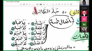 Kursus Bahasa Arab (Kitab Nahwu Jurumiyah) Pertemuan Ke 2