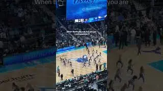 Best fans in the NBA 💜 #technicaldifficulties  #nbadancers #charlottehornets  #prodance