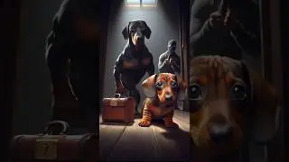 Beagle Vs Dachshund // Dog transformation😱 #beagle #dachshund #dog #transformation #shorts #ai