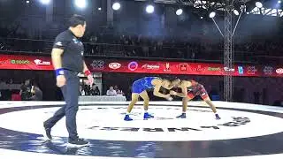 ВОЛЬНАЯ БОРЬБА. SUPER 4 WRESTLING. 57 кг 1\2 Алиаббас Рзазаде (AZE)-Начын Монгуш (RUS)
