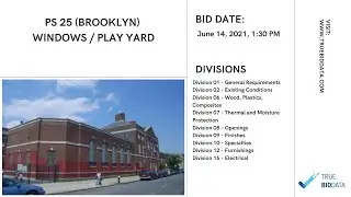 PS 25 (Brooklyn) Windows / Play Yard