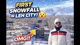 LEH Turns WHITE! ❄️ First Snowfall of the Season | Unreal Views 😍