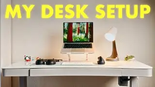 My Desk Setup as a Video Creator | Standing Desk, Ergonomic Mouse, Laptop Stand