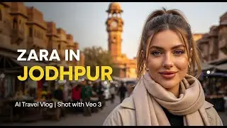 Exploring Jodhpur with Zara | AI Travel Vlog ft. Shree Mishrilal Lassi | Shot with Veo 3