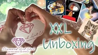 XXL Diamond Art Club UNBOXING | Klein aber Oho!