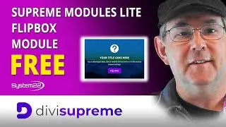 Divi Supreme Modules Lite Free FlipBox Module 👈👈👍