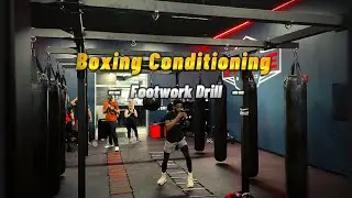 Boxing Footwork & Punching Drill | Punch While Moving Forward & Backward