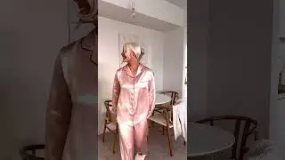 SILKSILKY -  Luxurious Light Pink Pure Silk Pajamas