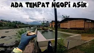 Nemu tempat ngopi SE asik ini warung kopi di pinggir sungai 