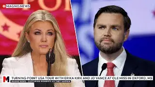 🇺🇸 JD Vance joins Erika Kirk on Turning Point USA Tour at Ole Miss in Oxford, Mississippi [LIVE]