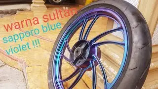cat velg sapporo blue violet warna sultan murah meriah