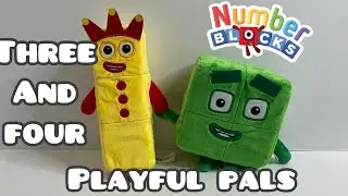 Unboxing Numberblocks 3 and 4 playful pals unboxing and review 😊😀 #cbeebies #numberblocks