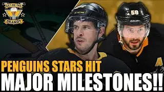 Multiple Penguins Superstars Reach Major Milestones