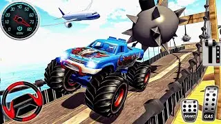 Monster Truck 3D Stunt Racing - Mega Ramp GT Impossible Car Driving Game : Android GamePlay #3