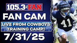 Cowboys Training Camp Heats Up In Oxnard | Fan Cam 07/31/25