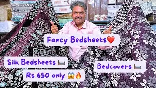 Fancy Bedsheets 🛏️&hearts;️| Silk Bedcovers | New Panipat Handloom | Trending Collection
