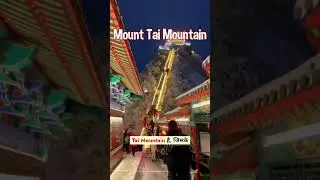 Mount Tai China 🤯 #facts #shortvide