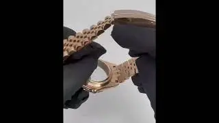 Rose Gold 36mm/40mm Watch Case Jubilee Bracelet Sapphire Glass For