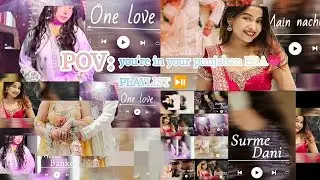 😩POV: you're in your punjaban🤌🏻ERA🎀🤧|Playlist ✨#trending2025 #punjabisong #danceplaylist