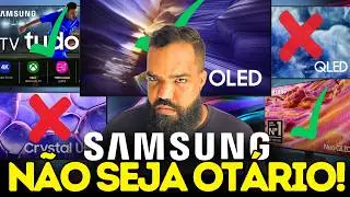 5 Melhores TVS DA SAMSUNG para COMPRAR de Olhos Fechados em 2025 (BOA E BARATA!!!)