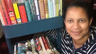 Book-cart (Un)Organization with my REAL TBR | RunwrightReads
