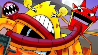 Sprunki:Sprunki Eater vs Slide Eater (Goi&aacute;s ball american animation)