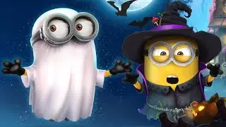 Ghost Vs Witch Minion in Halloween Volcano Map ! Minion Rush 7.5.0