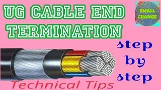 UG Cable End Termination Heat Shrinkable Sleeve @smallchange_official #தமிழ் #electrical #TecTips