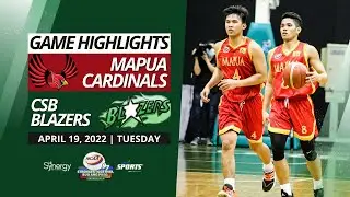 Mapua Cardinals vs CSB Blazers | Game Highlights | April 19, 2022 | NCAA Season 97