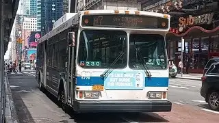 Orion VII OG Hybrid #6770 on the M7 and XD40 #7577 on the M20 at 7th Avenue/41st Street