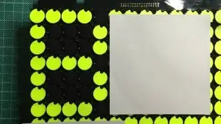 Stopped Flipdots, larger panel, DIY driver
