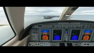 MSFS2020 - Approach to Midway, Pacific, PMDY, Cessna Citation CJ4