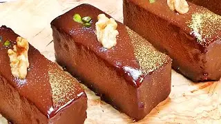 生チョコレートミニケーキ【ダイソーの紙型で作る】Nama Chocolate cake【Making with DAISO paper mold】
