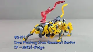 精美的小比例！ 鐵工廠 雷牙 Iron Factory Iron Samurai Series IF EX76 Raiga 胡服騎射的變形金剛分享時間 2131集