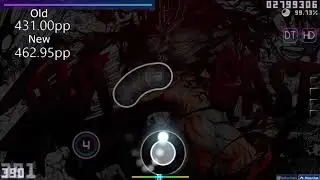 azr8 | Vickeblanka - Black Rover (TV Size) [Extra] + HDDT | old vs new pp