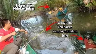 Lagi Lagi Kelabakan,,di depan anak Mahakam fishing saat strike ikan besar #mancing